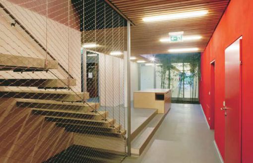 MERDİVEN KORKULUK GÜVENLİK AĞI (MESH - PASLANMAZ AĞ)